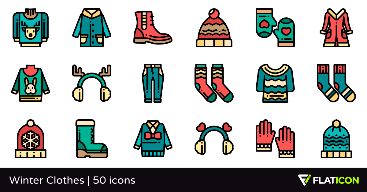 1200x630 Winter Clothes 50 Free Icons (Svg, Eps, Psd, Png Files)