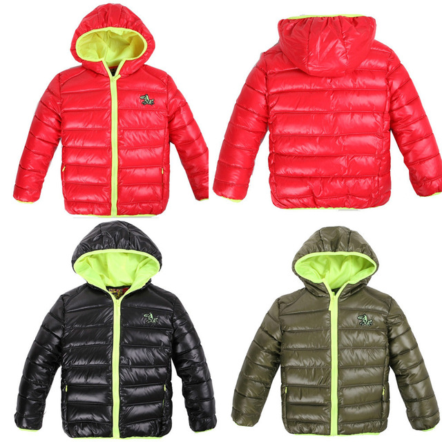 640x640 Down Puffer Jacket Kids Girls Boys Clothes Zip Thick Outwear