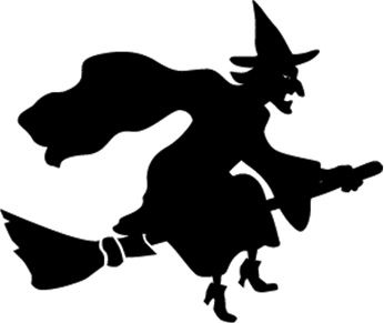 346x291 Witch On Broomstick Tattooforaweek Temporary Tattoos Largest