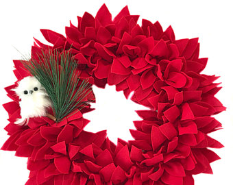 340x270 Christmas Wreath Etsy