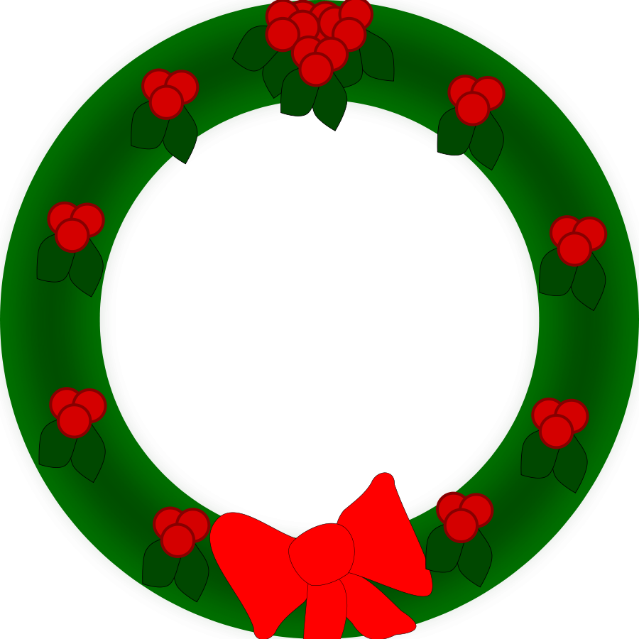 900x900 Wreaths Clip Art Clipart 2