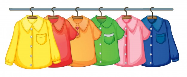 626x260 Rack On Clothes On White Vector Free Download