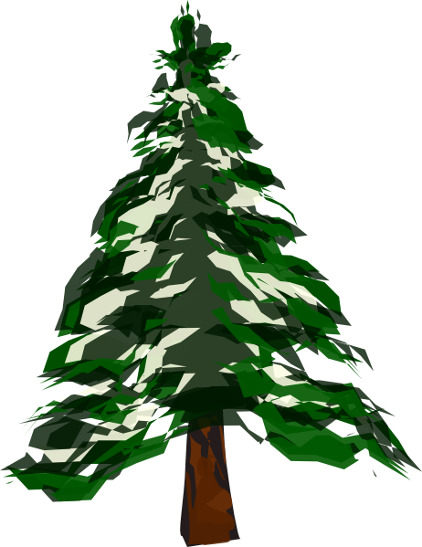 462x599 Cartoon Pine Trees
