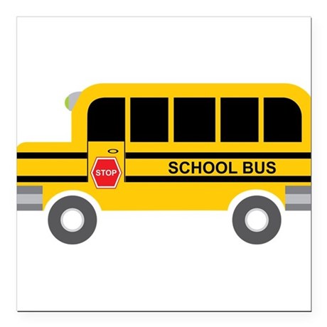460x460 School Bus Car Magnets Cafepress