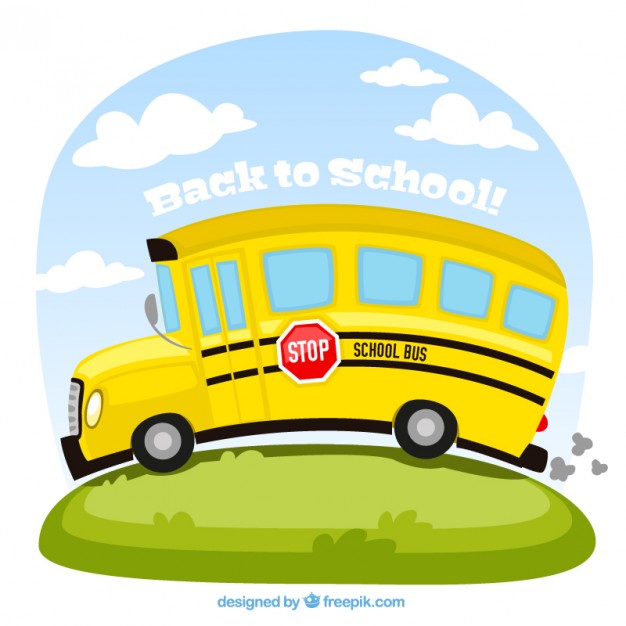 626x626 School Bus Illustration Vector Free Download