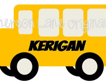 340x270 School Bus Iron On Etsy