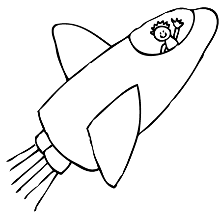 452x446 Spaceship Clipart Drawn