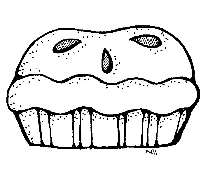 737x589 Drawn Pie The Face Clip Art