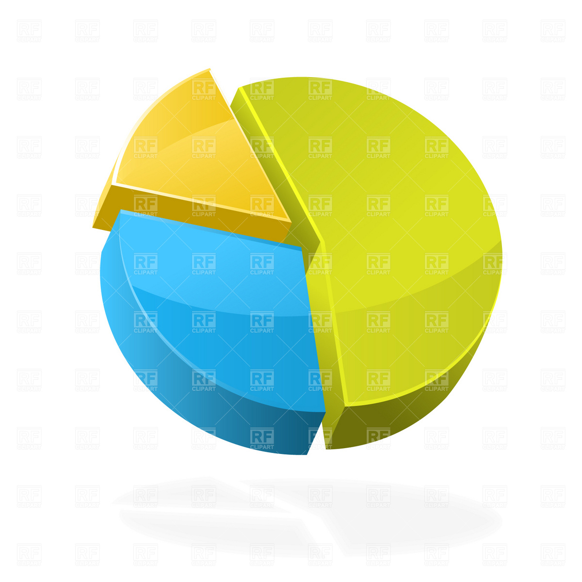 1200x1200 Pie Chart Icon Royalty Free Vector Clip Art Image