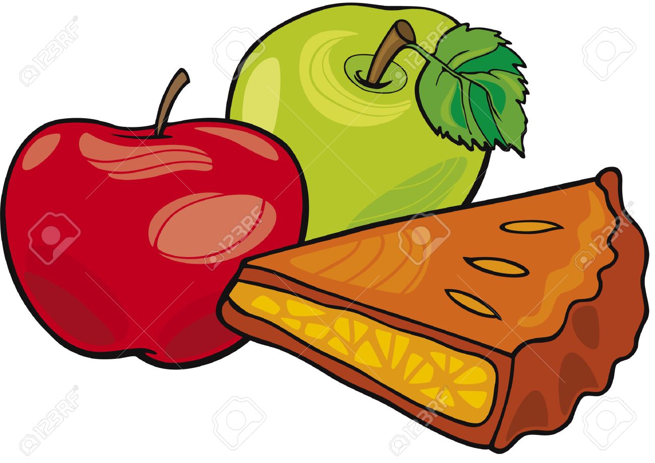 1300x920 Apples And Apple Pie Royalty Free Cliparts, Vectors, And Stock