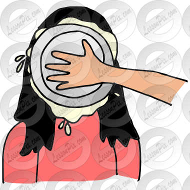 380x380 Pie In The Face Picture For Classroom Therapy Use