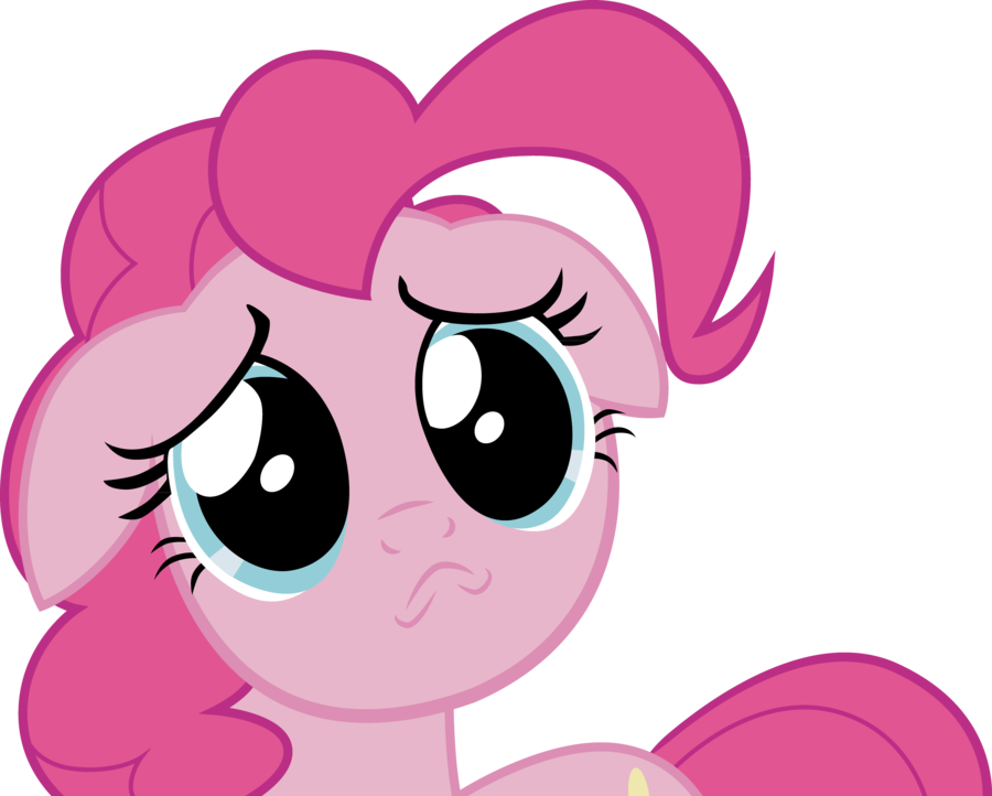 900x722 Pinkie Sad Face Vector By Br David