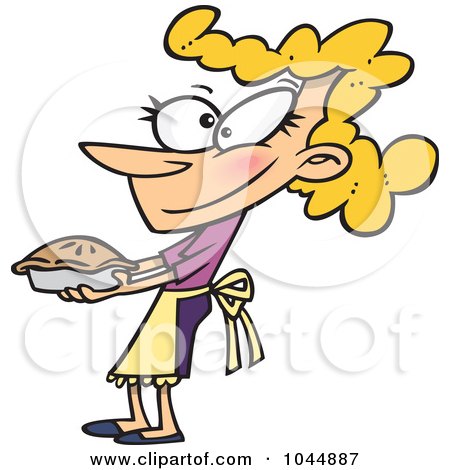 450x470 Royalty Free (Rf) Cliprt Illustration Of Cartoon Pie In