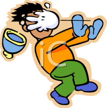 348x350 Throwing Snowball Clipart