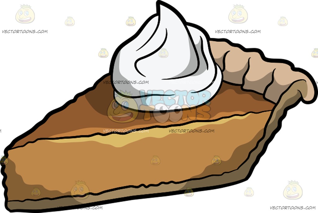 1024x686 A Slice Of Pumpkin Pie Cartoon Clipart