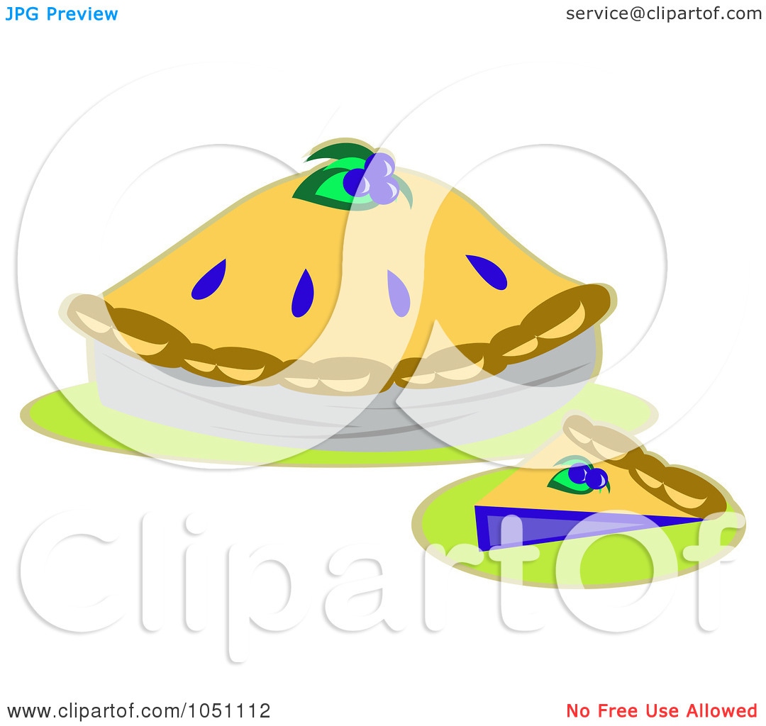 1080x1024 Blueberry Pie Cute Clipart
