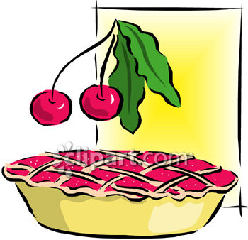 350x338 Pies Clipart Cherry Pie