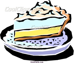 300x256 Lemon Meringue Pie Vector Clip Art