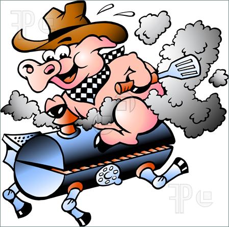 449x445 Pig Bbq Cartoon Clipart Panda