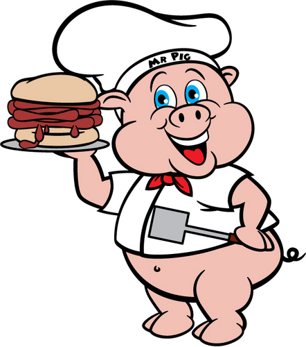 442x500 Pork Clipart Pig Bbq
