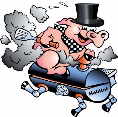 400x396 Roast Clipart Pig Bbq