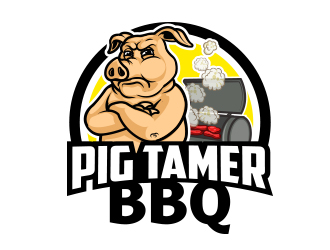 330x250 Pigtamer Bbq Logo Design