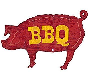 355x319 Pig Shaped Bbq 35 Mylar Balloon Kitchen Amp Dining