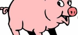 272x125 Free Clip Art Of Pig Clipart Black And White