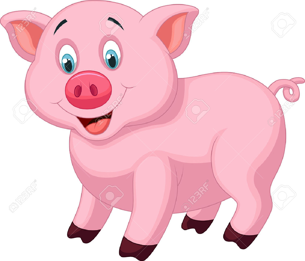 1300x1112 Cute Pig Pictures Cartoon Collection
