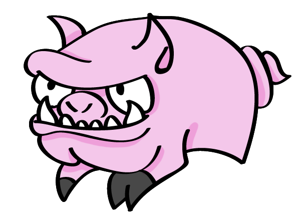 583x423 Evil Little Pig By J Works