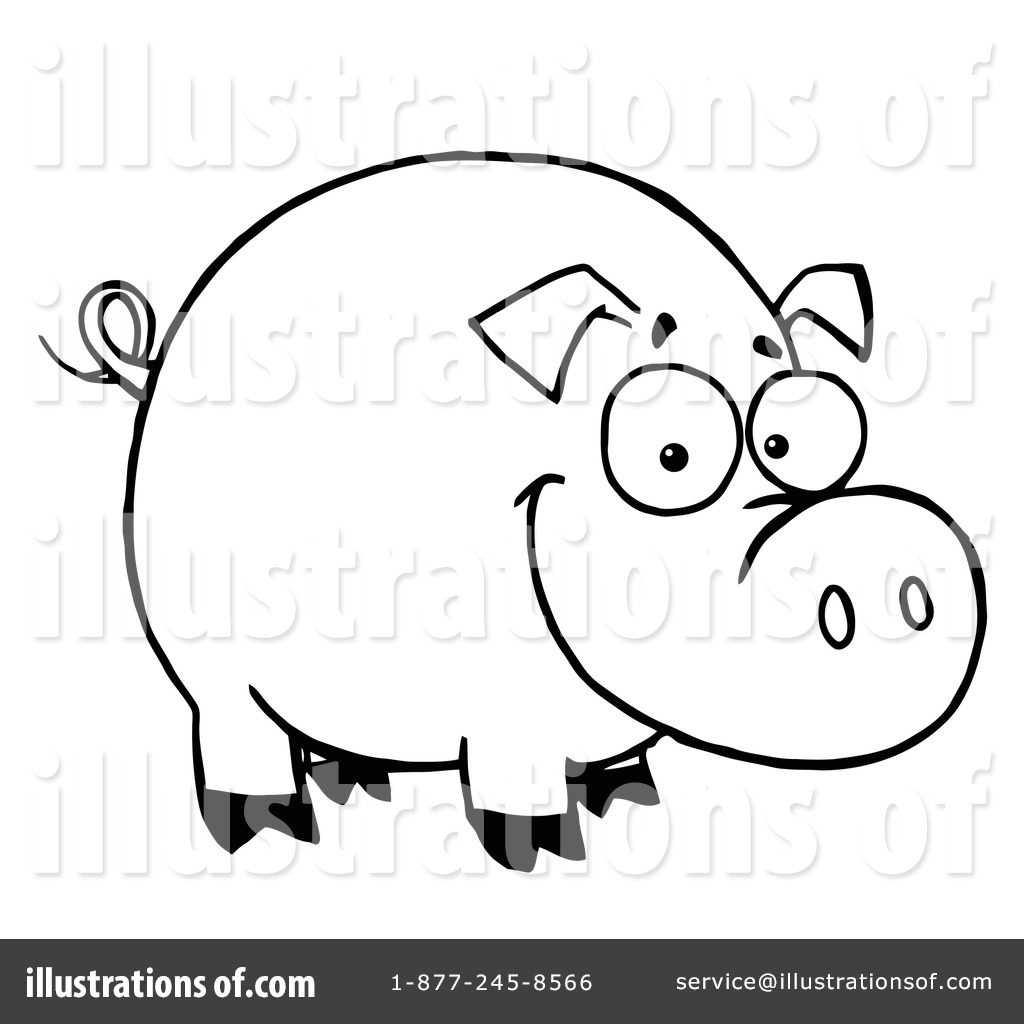 1024x1024 Pig Clipart