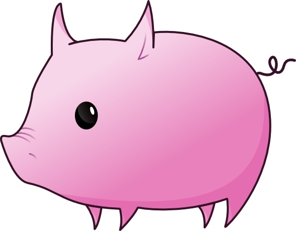 600x469 Pig Clip Art Free Vector In Open Office Drawing Svg ( Svg