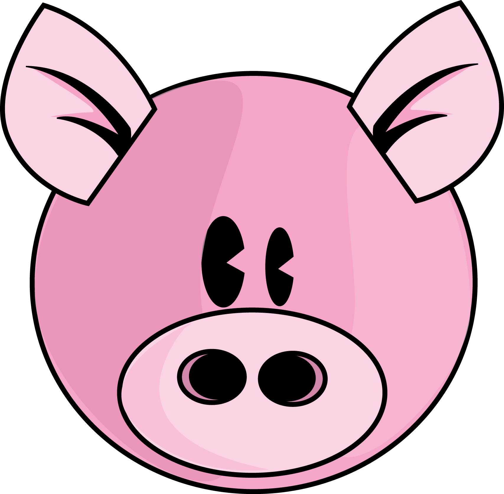 1707x1673 Masks Clipart Pig