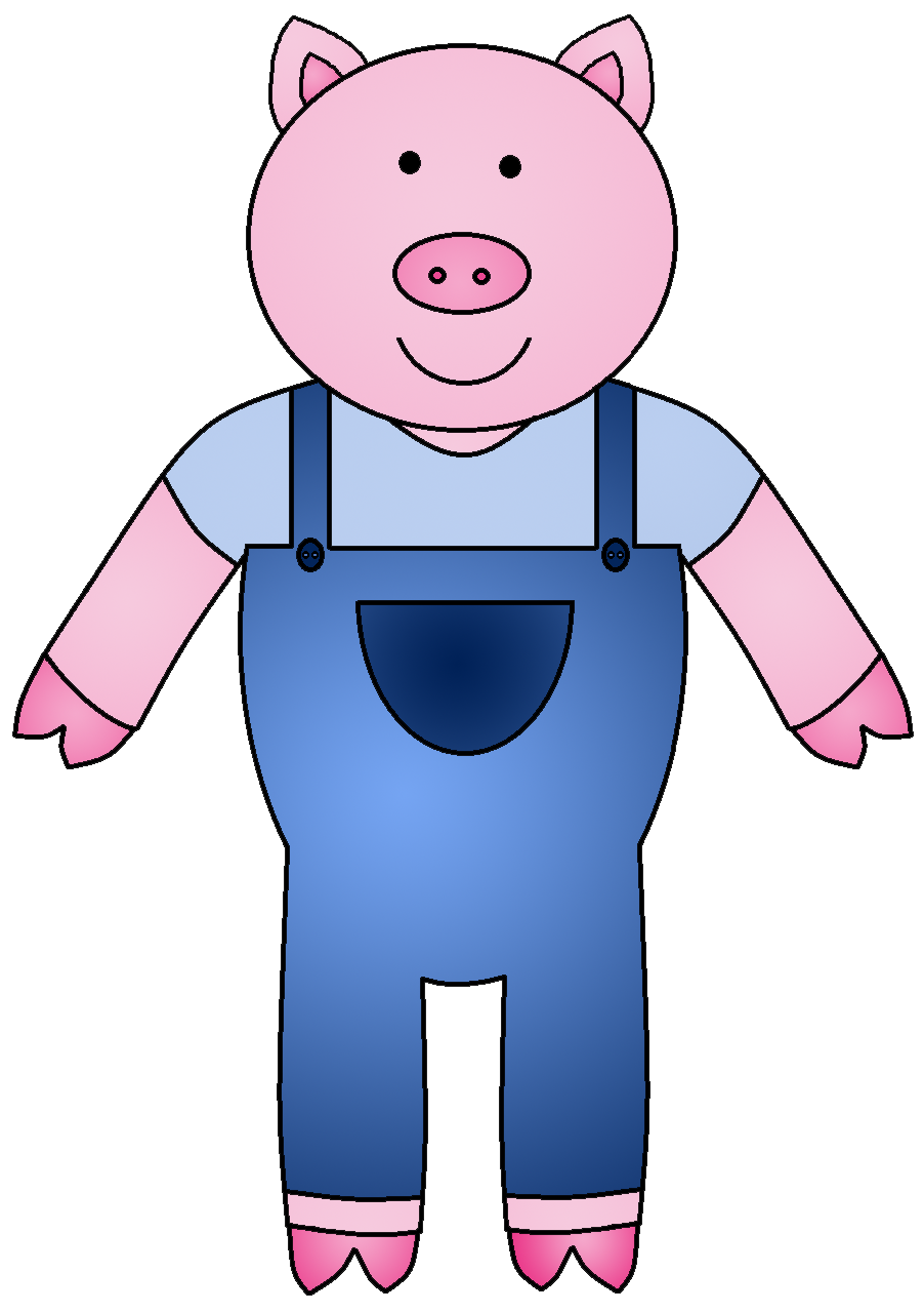 902x1279 Clip Art Three Pigs Clipart