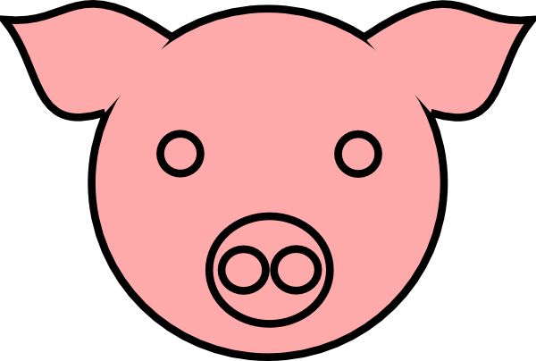 600x404 Pig 9 Clip Art