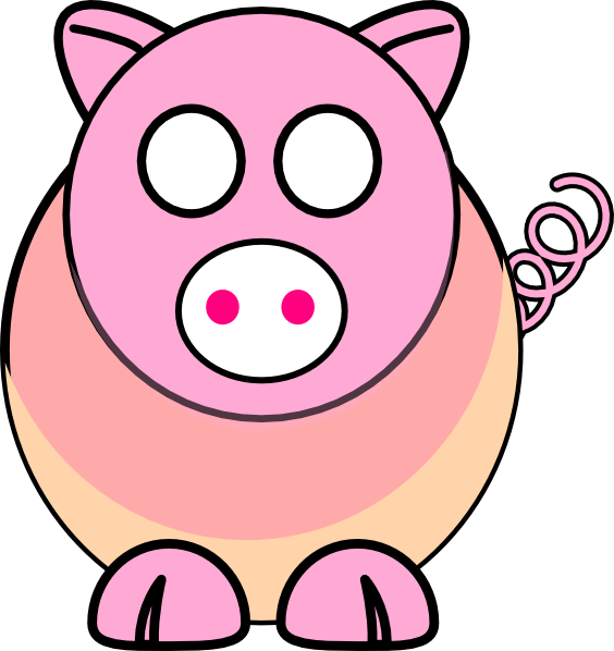 564x598 Pig 14 Clip Art