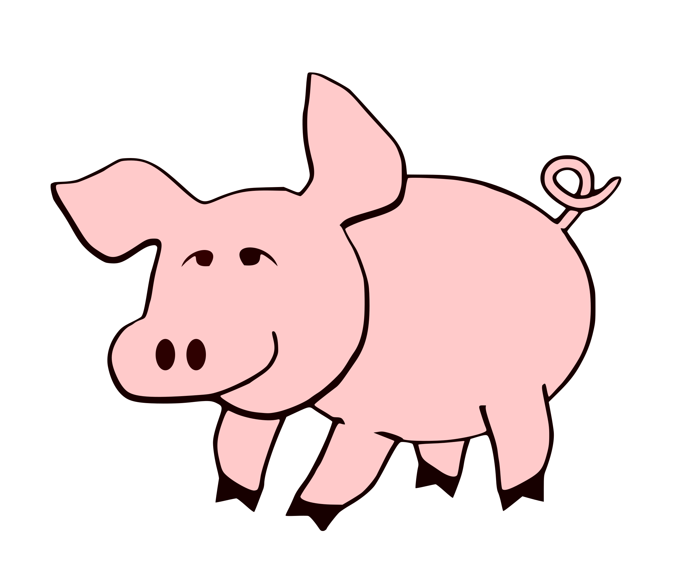 2400x2000 Tail Clipart Pig Tail
