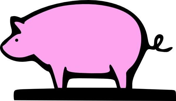 600x345 Farming Pig Animal Clip Art Free Vector In Open Office Drawing Svg