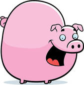 169x170 Fat Pig Clip Art