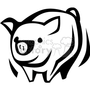 300x300 Royalty Free Pig301 132155 Clip Art Images, Illustrations