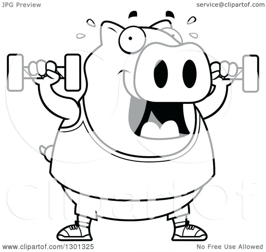863x818 Coloring Pages Glamorous Outline Of A Pig. Peppa Pig Outline