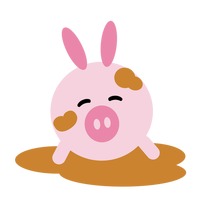 200x200 Character Characters Cartoon Pig Pigs Swine Animal Animals Mammal