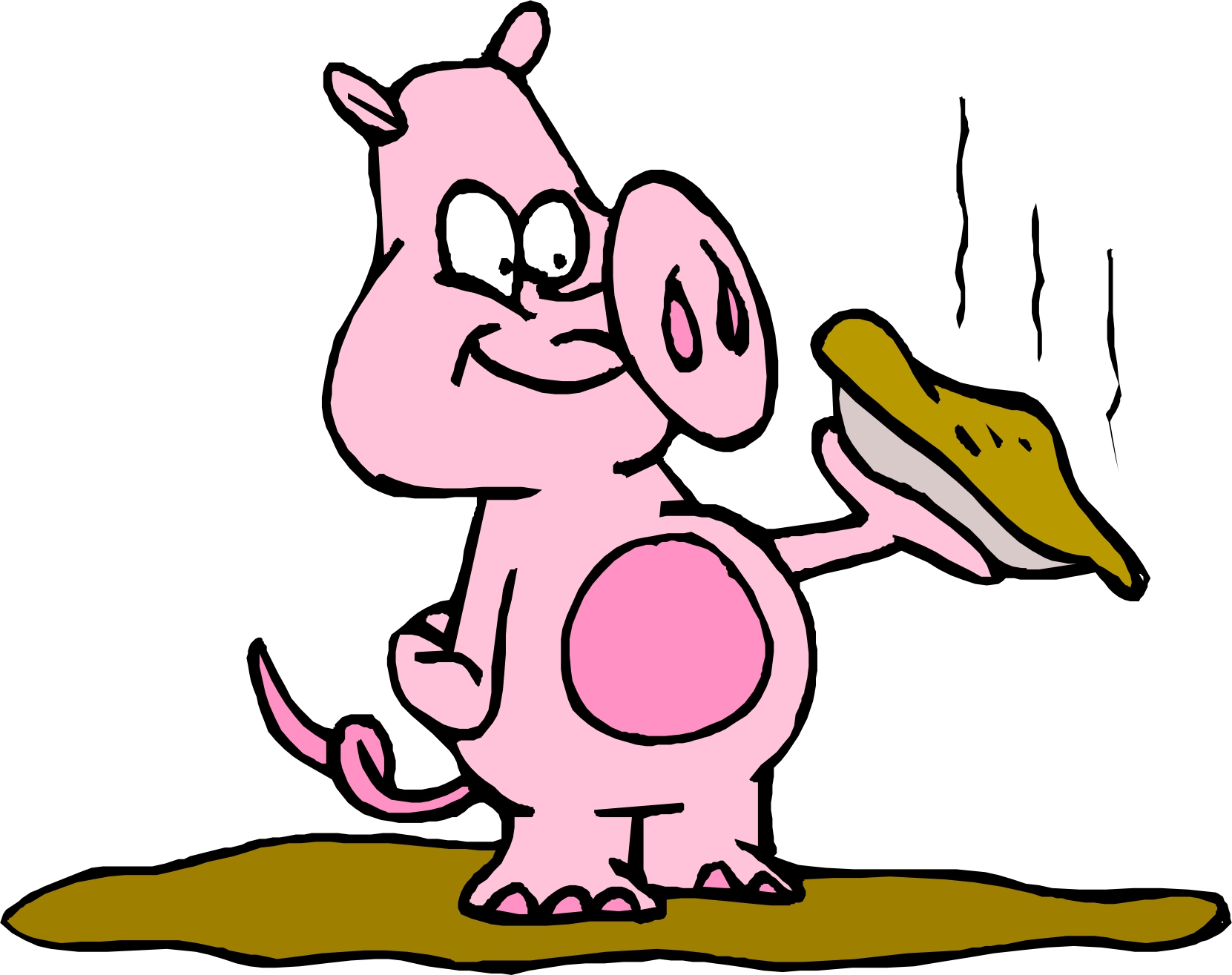 Pig In Mud Cartoon | Free download on ClipArtMag