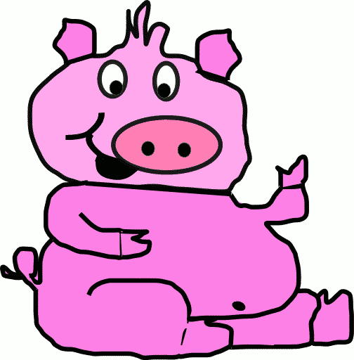 504x512 Pig Cartoon Clip Art Download