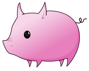 304x243 Free Fat Pig Clipart, 1 Page Of Public Domain Clip Art