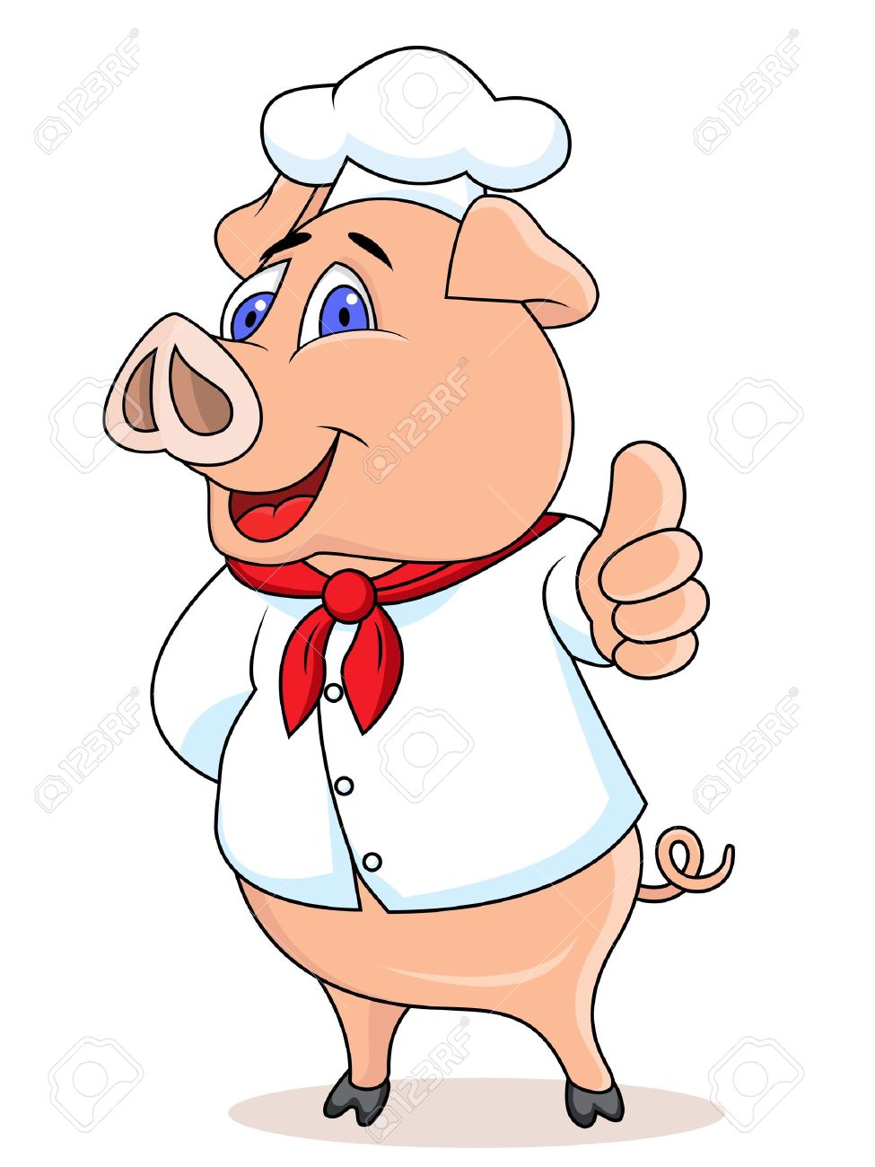 975x1300 Pig Chef Cartoon Royalty Free Cliparts, Vectors, And Stock