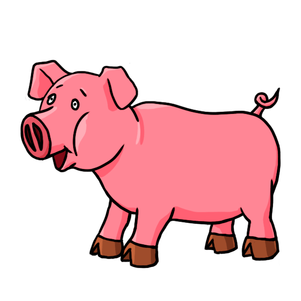 600x600 Pig Cartoon Characters