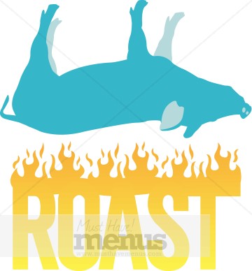 360x388 Roasted Blue Pig Food Menu Background