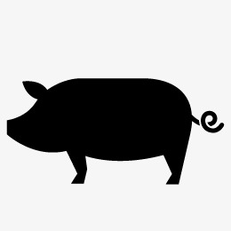 260x260 Pig Silhouette, Pig, Sketch, Animal Png And Vector For Free Download