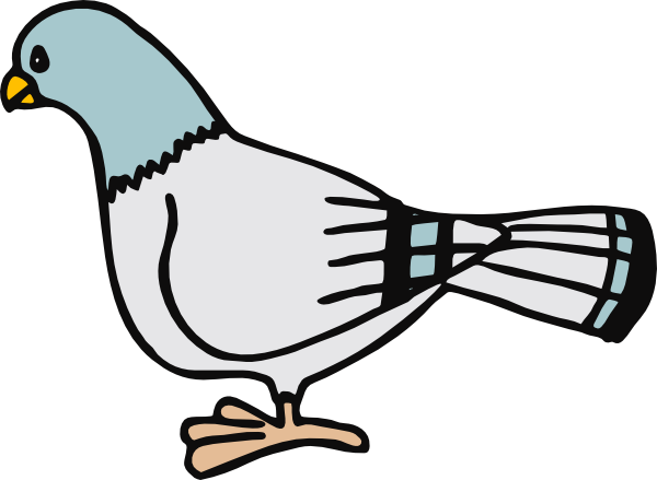 600x439 Pigeon 1 Clip Art